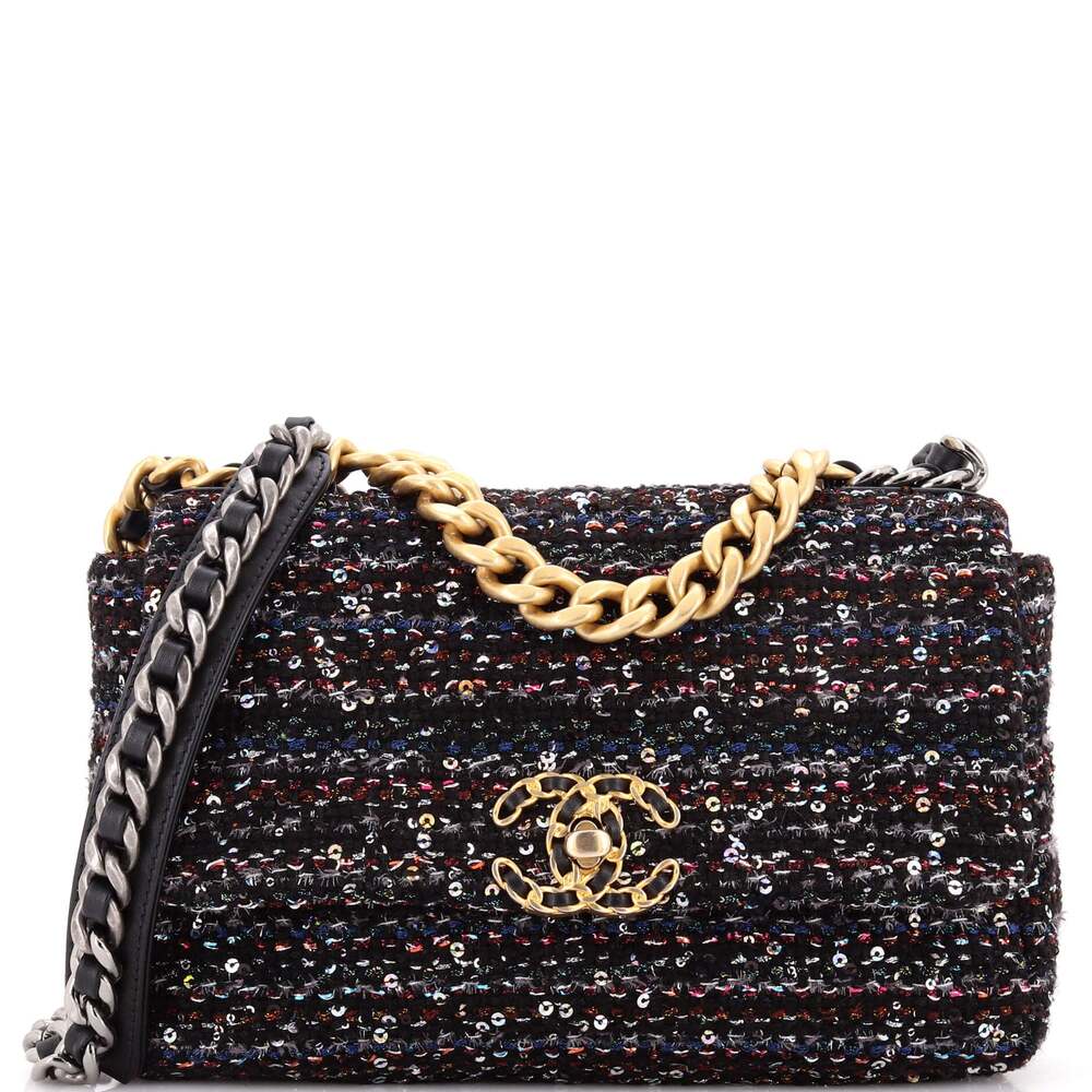 Chanel 19 Flap Bag Quilted Tweed And #239911C42B